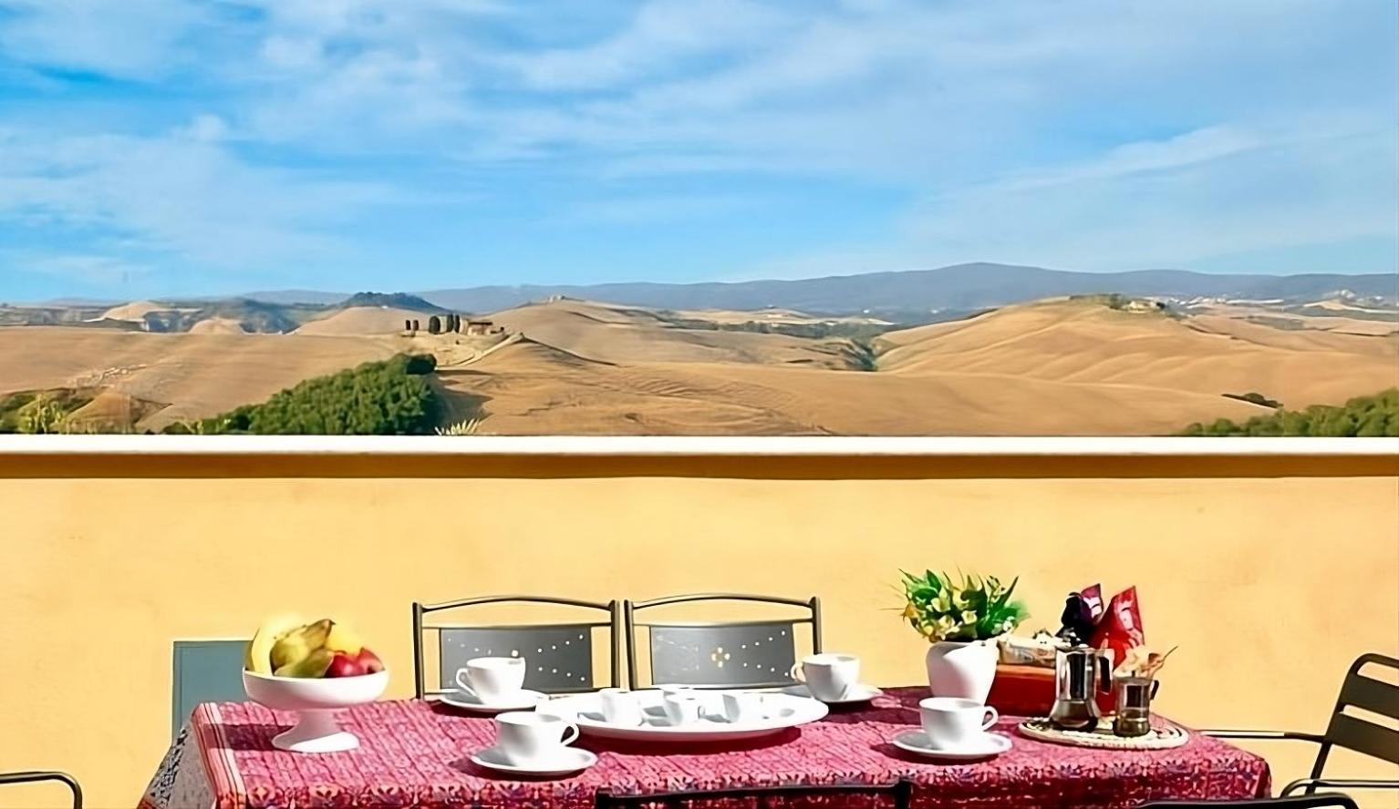 Agriturismo Caliano Asciano Bagian luar foto